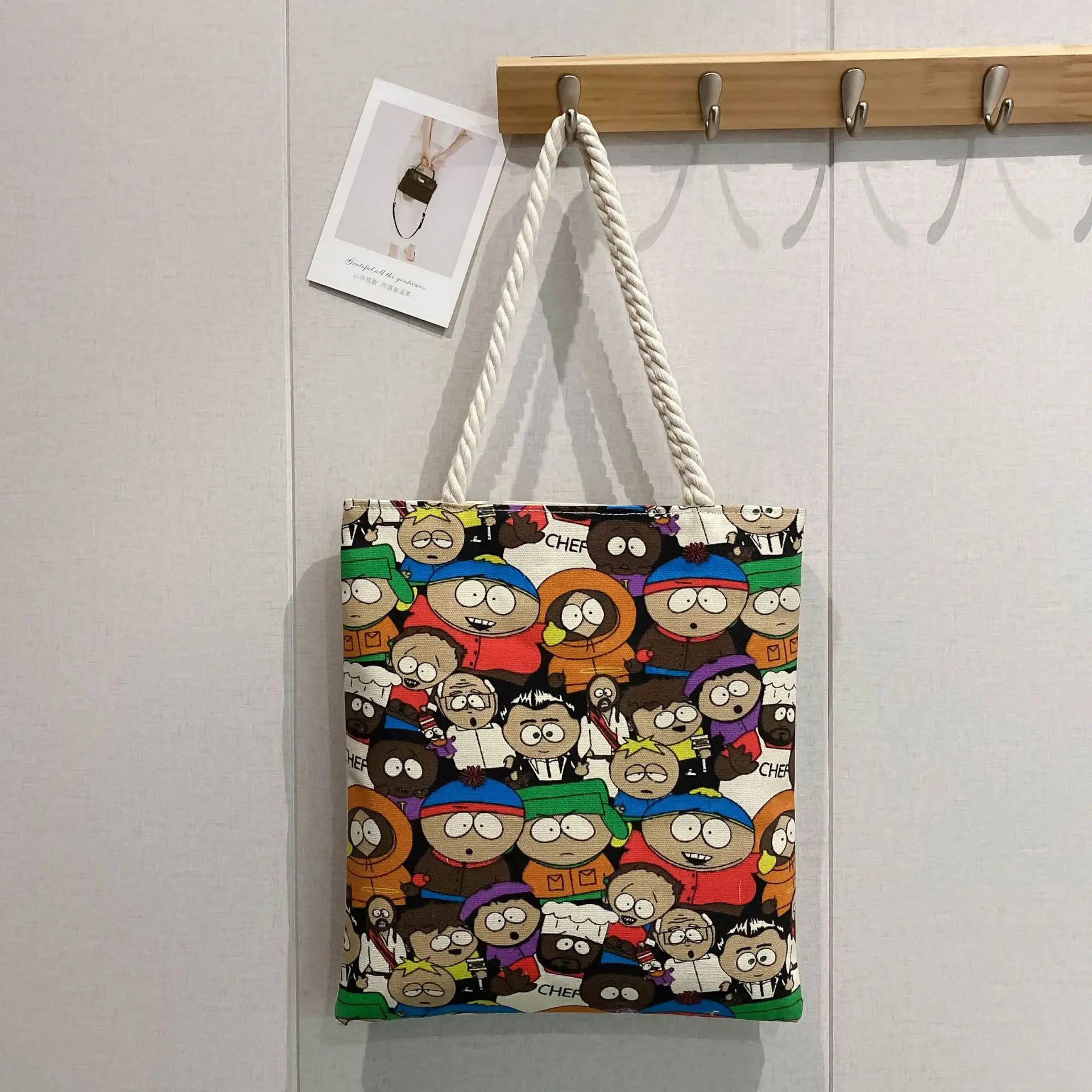 Women Shoulder Canvas Bags Japanese Printing Student Carrying Bag