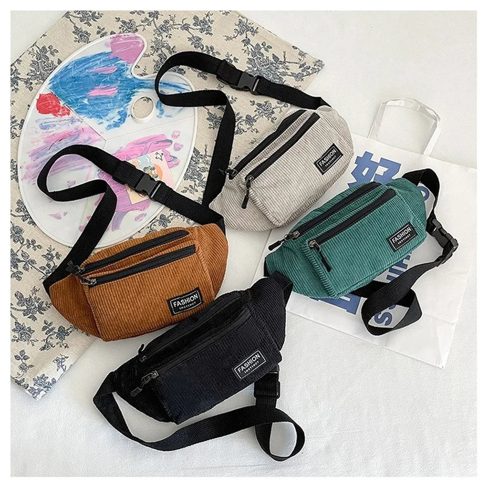 Vintage Women Waist Bag Small Crossbody Bags Shoulder Handbags