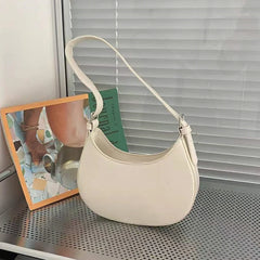 Women's Half-moon Underarm Bag Casual Shoulder Handbag