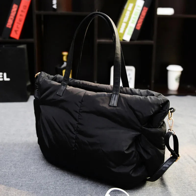 Winter Ladies Shoulder Bag Large Capacity Jacket Women Handbag
