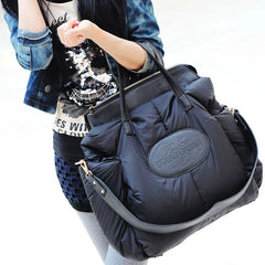 Winter Ladies Shoulder Bag Large Capacity Jacket Women Handbag