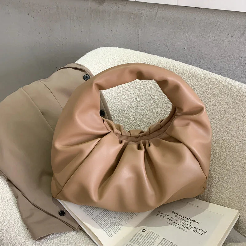 Soft Pu Leather Shoulder Bag for Women Tote Handbag