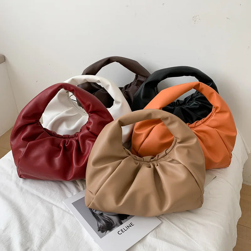 Soft Pu Leather Shoulder Bag for Women Tote Handbag