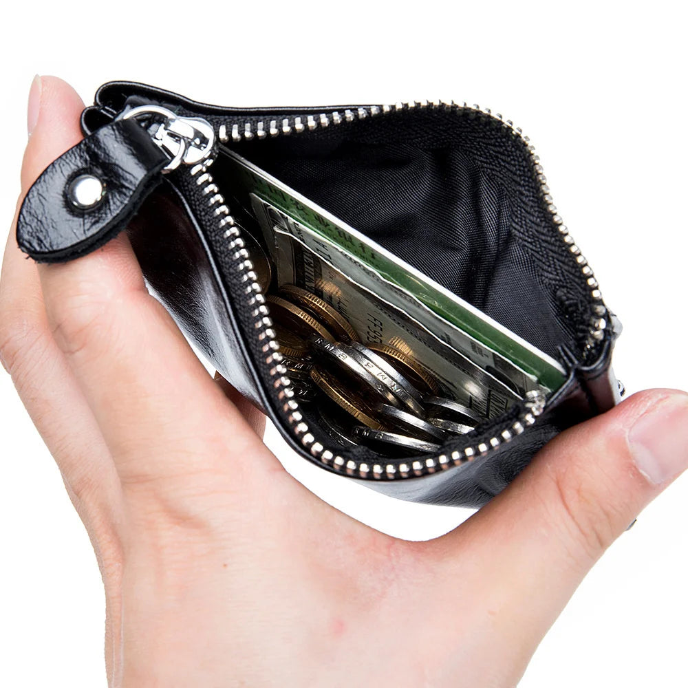 Leather Men Key Wallet Car Key Bag Keys Holder Key Case