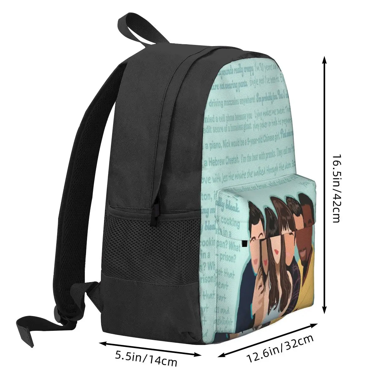 Girl Cast And Quotes Backpacks Men's Backpacks Bags For Women