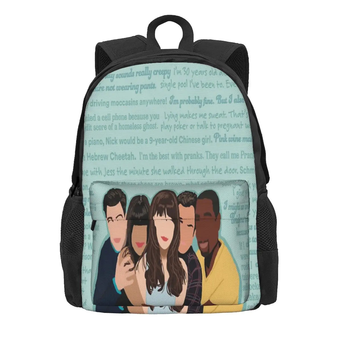 Girl Cast And Quotes Backpacks Men's Backpacks Bags For Women