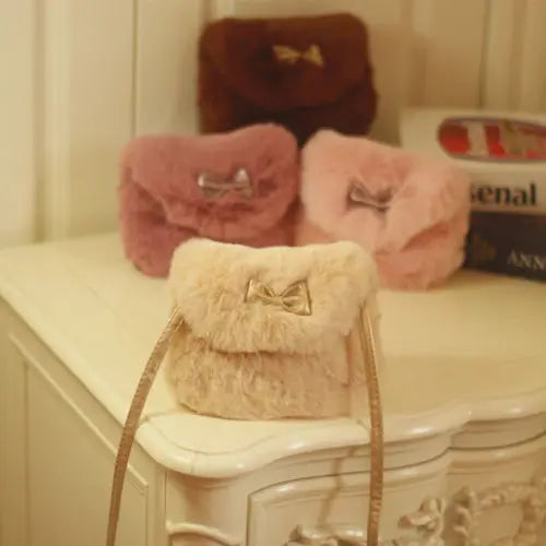 Girl Lovely Bag Princess Venonat Soft Ball Pretty Shoulder Crossbody Bag