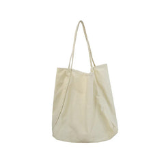 Large Capacity Minimalist Shoulder Bag Casual Canvas Tote Shopping Bag