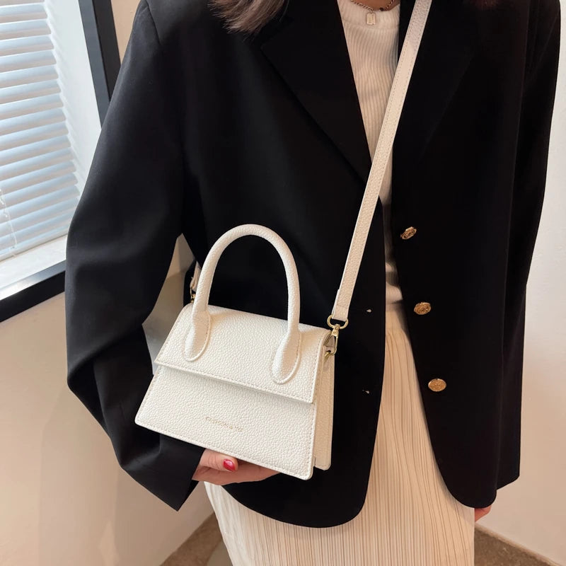 Small Single Handle Clutch Bag for Woman Crossbody Messenger Bag