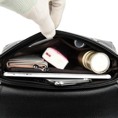 Soft PU Leather Retro Shoulder Bag Female Crossbody Bag Ladies Hasp Flap Bags