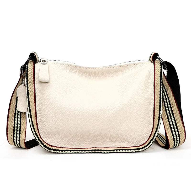 High Women Leather Shoulder Bag Handbag Cowhide Messenger Tote Bag