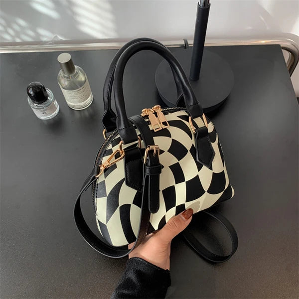 High Contrast Portable Cross Body Women's Bag