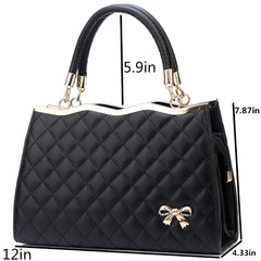 Women's Leather Shoulder Bag Crossbody Tote Zipper Purse