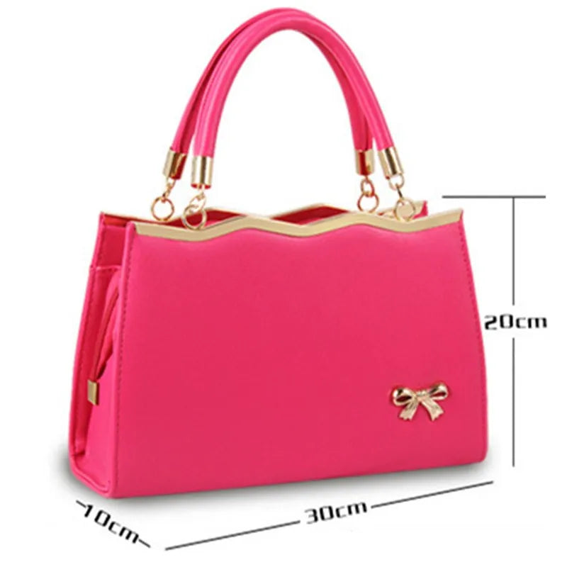 Women's Leather Shoulder Bag Crossbody Tote Zipper Purse
