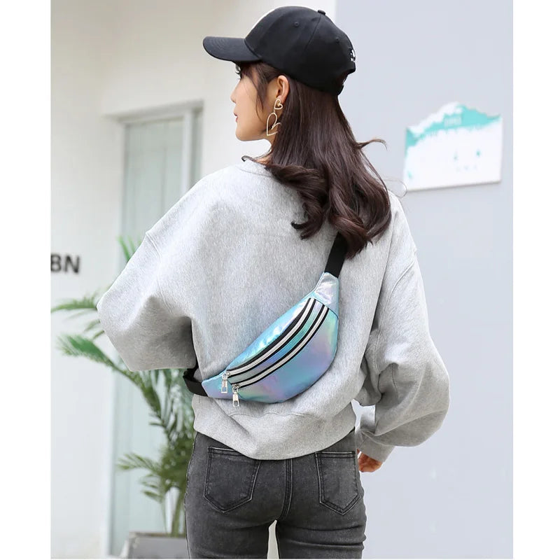 Holographic Fanny Pack for Girls