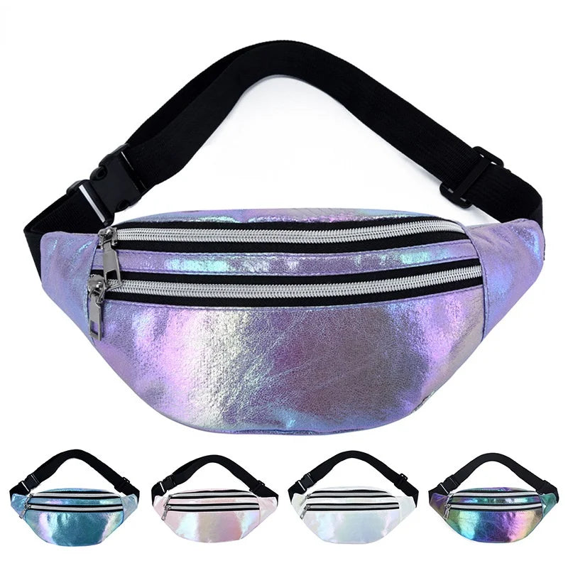 Holographic Fanny Pack for Girls