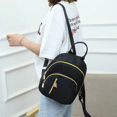 Women's Solid Bag Laptop Backpack Slim