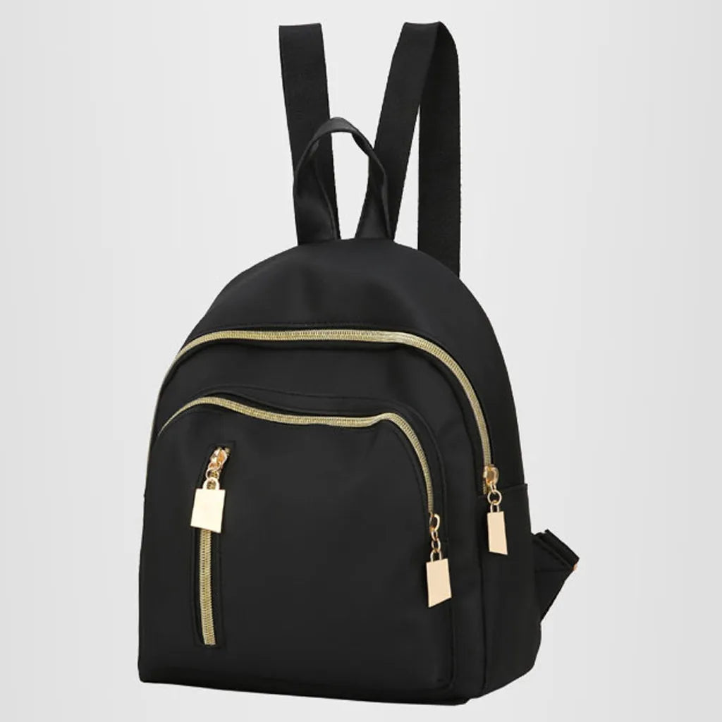 Women's Solid Bag Laptop Backpack Slim