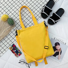 Canvas Messenger Bag Female Autumn Large-capacity Crossbody Shoulder Bag