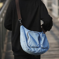 Japanese Denim Handbag Crossbody Bags for Women Casual Messenger