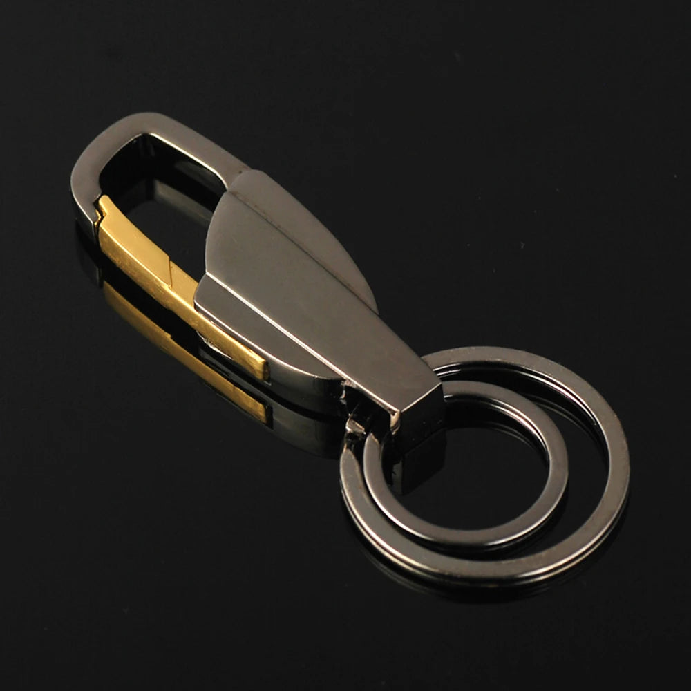 Metal Car Keyring Pendant Key Chain Bag Men's Belt Waist Buckle Keychain