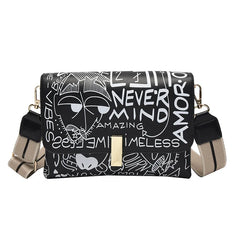 Graffiti Women's One-Shoulder Messenger Bag