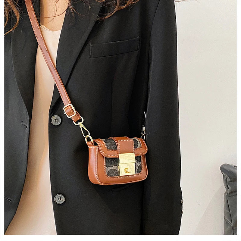 One Shoulder Cross Body Small Square Bag Girl