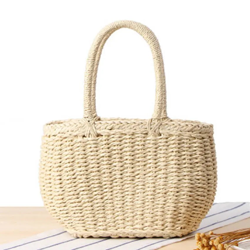 Straw Bag Travel Holiday Beach Weaving Handbag