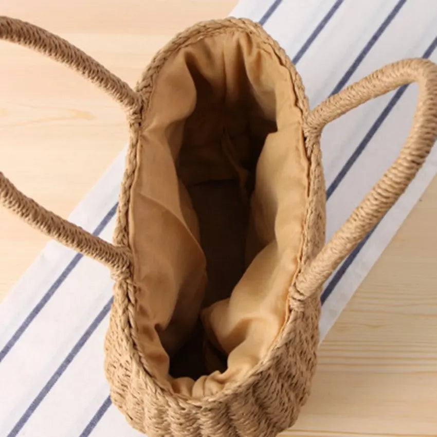 Straw Bag Travel Holiday Beach Weaving Handbag