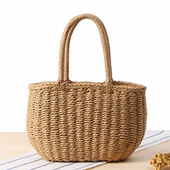 Straw Bag Travel Holiday Beach Weaving Handbag