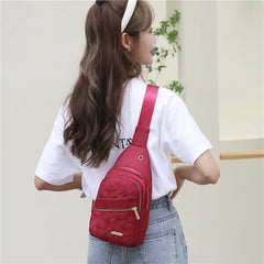 Casual Nylon Chest Bags Waist Packs Crossbody Shoulder Handbags for Phone