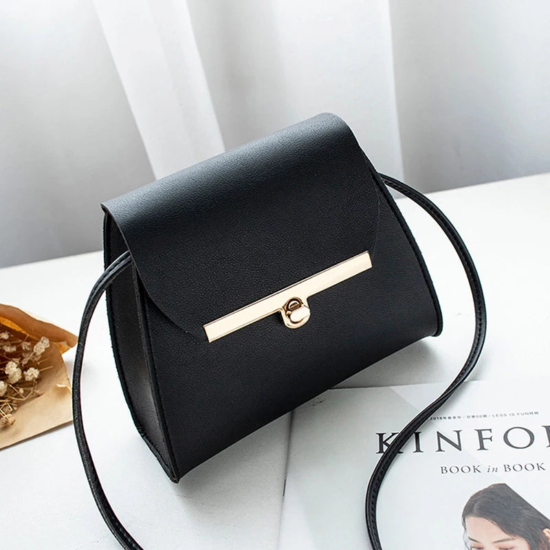 PU Leather Small Square Bag Women's Shoulder Diagonal Handbag