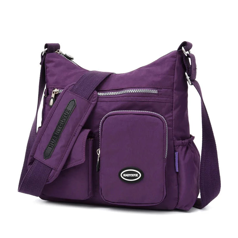 Women's Large Shoulder Bag Waterproof Nylon Mom Bag