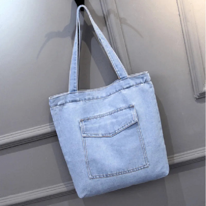 Large Capacity Women Shoulder Bags Wild Casual Handbag Street Canvas