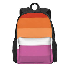 Lesbian Flag Expanded Backpacks Men's