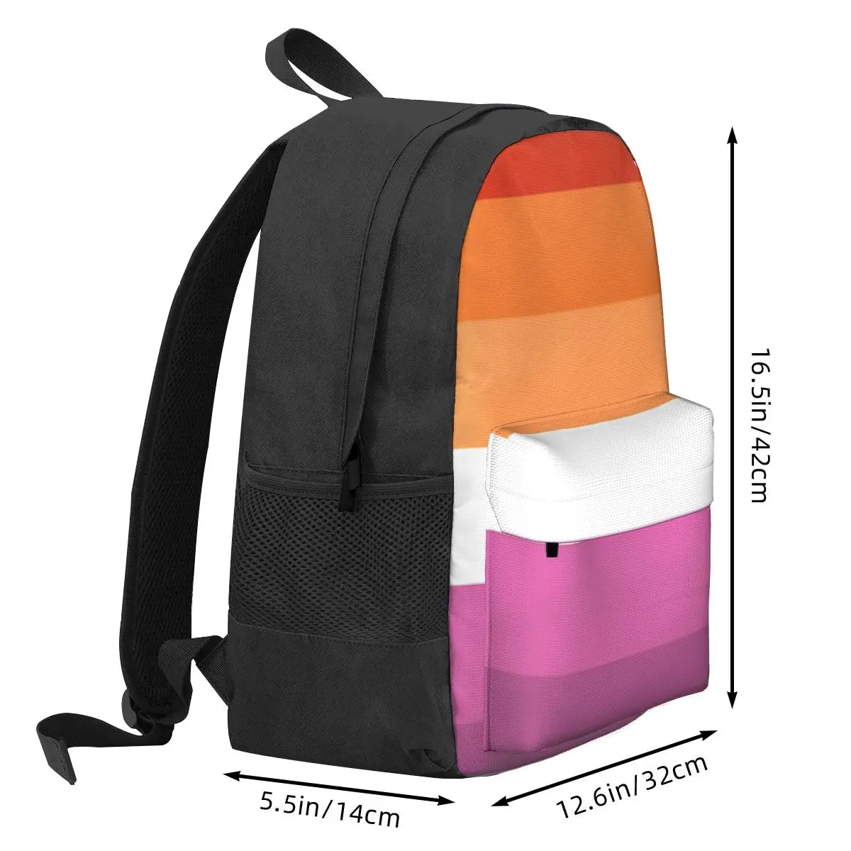 Lesbian Flag Expanded Backpacks Men's
