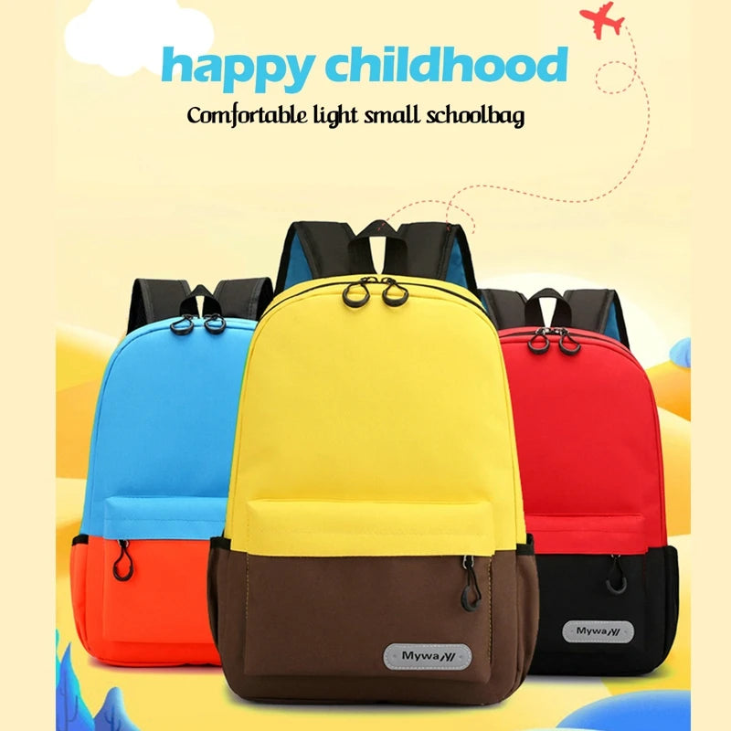 Colorful Student Backpack Lightweight Waterproof School Bag