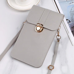 Double-Layer Shoulder Bag Touch Screen Messenger Women's Mobile Phone Bag