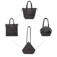 Geometric Crossbody Bag Holographic Chain Shoulder Clutch