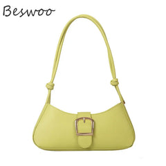 Retro Shoulder Bag Solid Armpit Crossbody Bags
