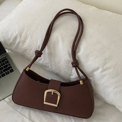 Retro Shoulder Bag Solid Armpit Crossbody Bags