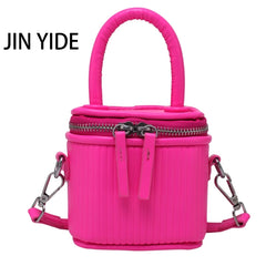 Mini Box PU Leather Crossbody Bag Short Handle Women Shoulder Handbag Green