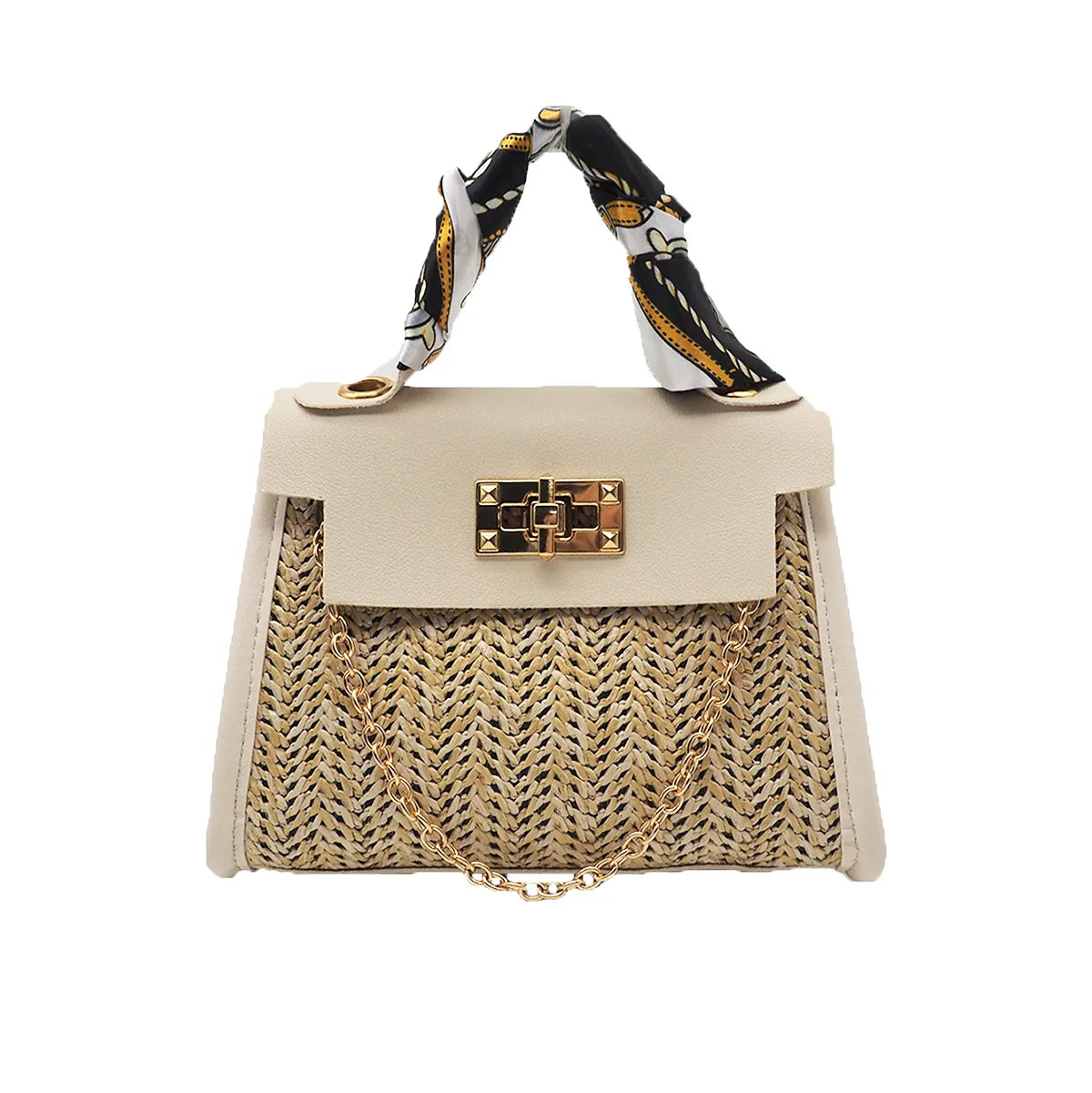 Mini Straw Bag Weave Handbag Portable Cross Body Messenger Bags