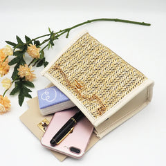 Mini Straw Bag Weave Handbag Portable Cross Body Messenger Bags