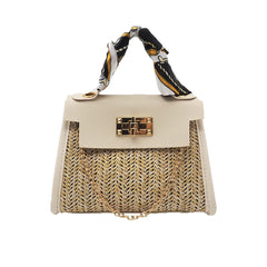 Mini Straw Bag Weave Handbag Portable Cross Body Messenger Bags