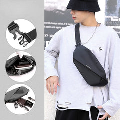 Men's Outdoor Mobile Phone Bag, Chest Bag, Multi-functional Fanny Pack