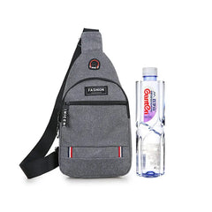Men Women Nylon Waist Packs Sling Bag Crossbody Outdoor Sport