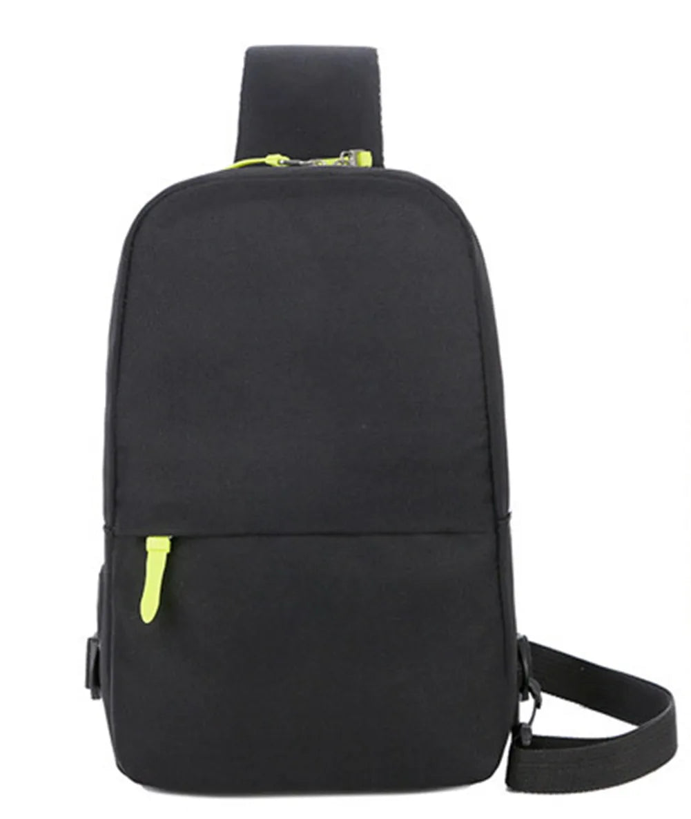 Men Chest Bag Casual Outdoor Oxford Single Shoulder Business Messenger Crossbody