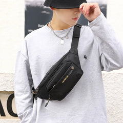Men Casual Mobile Phone Messenger Shoulder Bag Chest Bag
