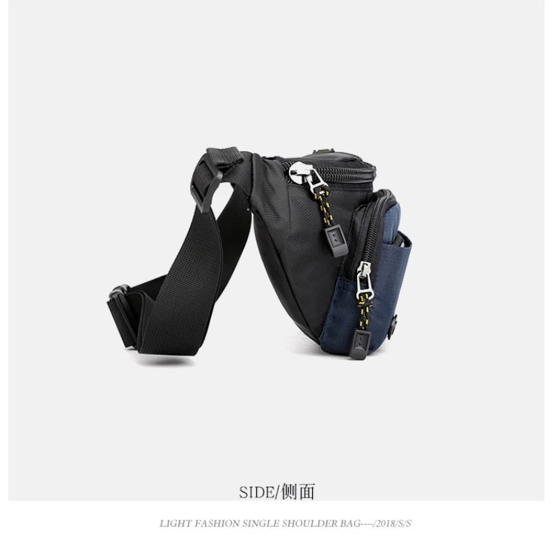 Men Casual Mobile Phone Messenger Shoulder Bag Chest Bag